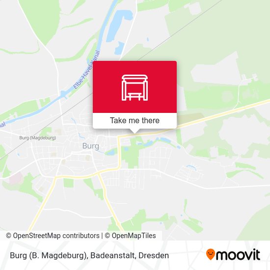 Карта Burg (B. Magdeburg), Badeanstalt