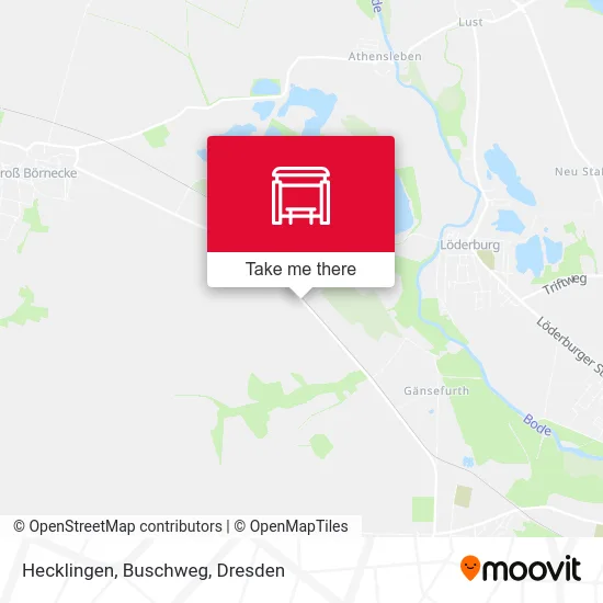 Карта Hecklingen, Buschweg