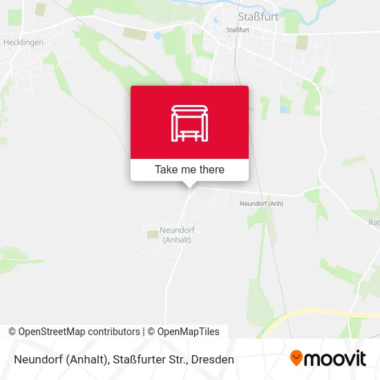 Карта Neundorf (Anhalt), Staßfurter Str.