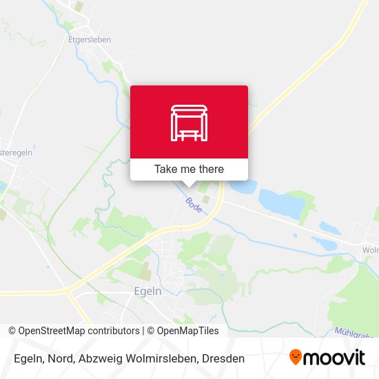 Карта Egeln, Nord, Abzweig Wolmirsleben