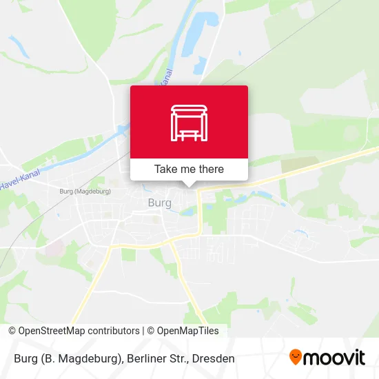 Карта Burg (B. Magdeburg), Berliner Str.