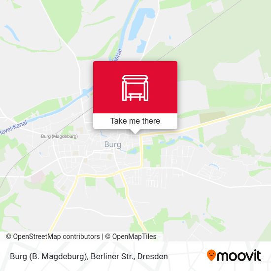 Карта Burg (B. Magdeburg), Berliner Str.