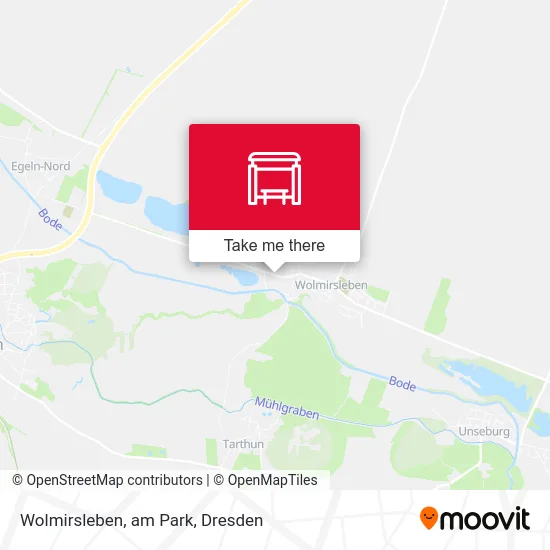 Карта Wolmirsleben, am Park