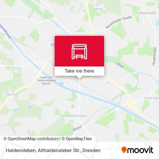 Карта Haldensleben, Althaldensleber Str.
