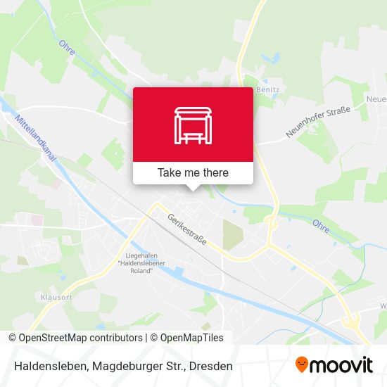 Карта Haldensleben, Magdeburger Str.