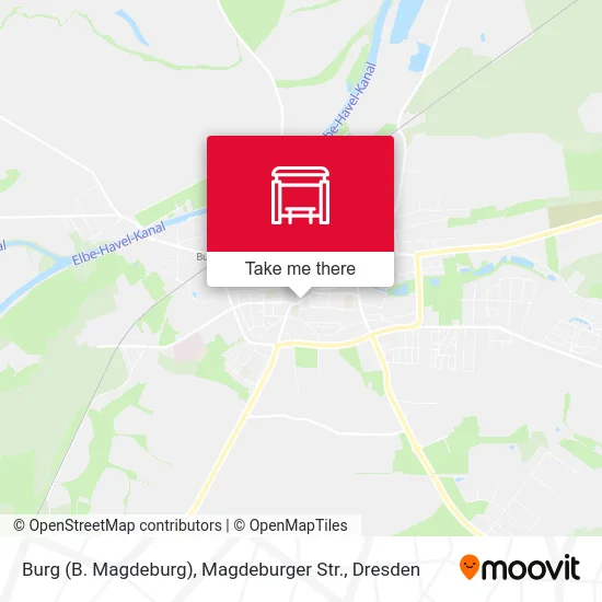 Карта Burg (B. Magdeburg), Magdeburger Str.
