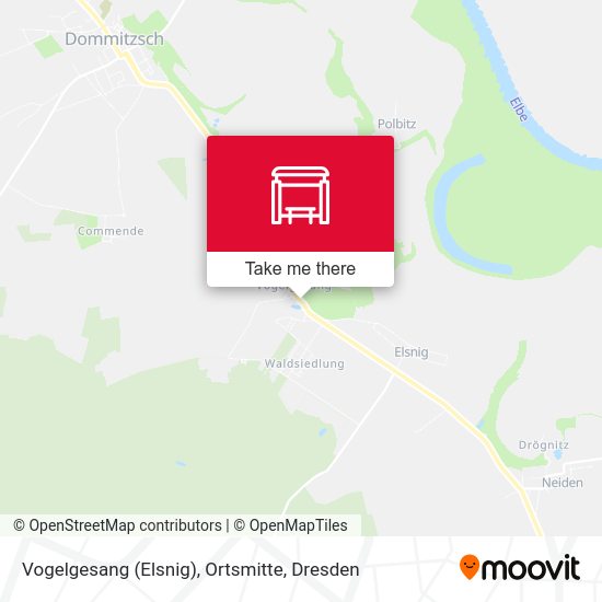 Карта Vogelgesang (Elsnig), Ortsmitte