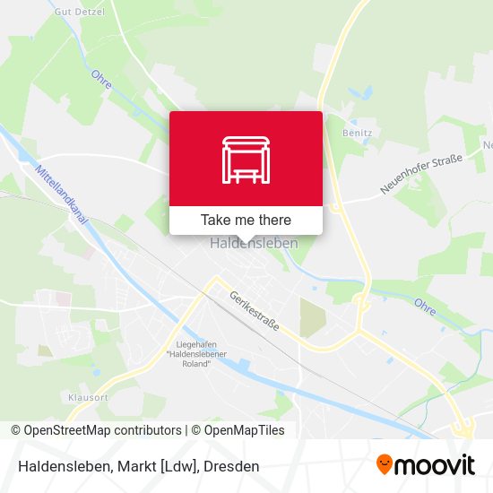 Карта Haldensleben, Markt [Ldw]