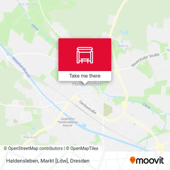 Карта Haldensleben, Markt [Ldw]