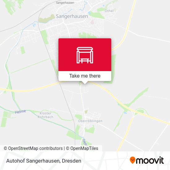 Карта Autohof Sangerhausen