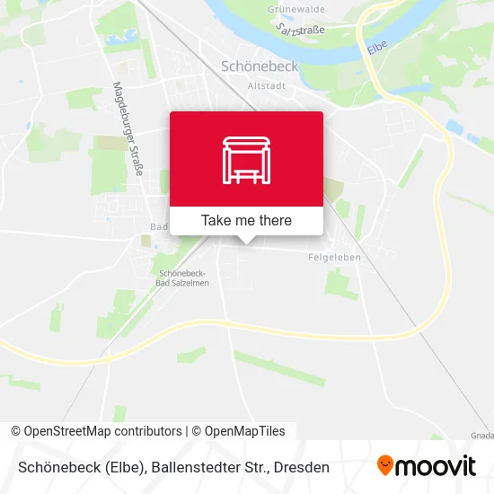 Карта Schönebeck (Elbe), Ballenstedter Str.