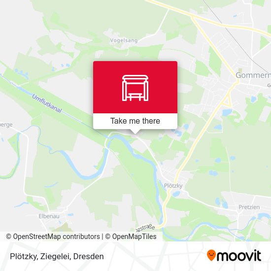 Карта Plötzky, Ziegelei