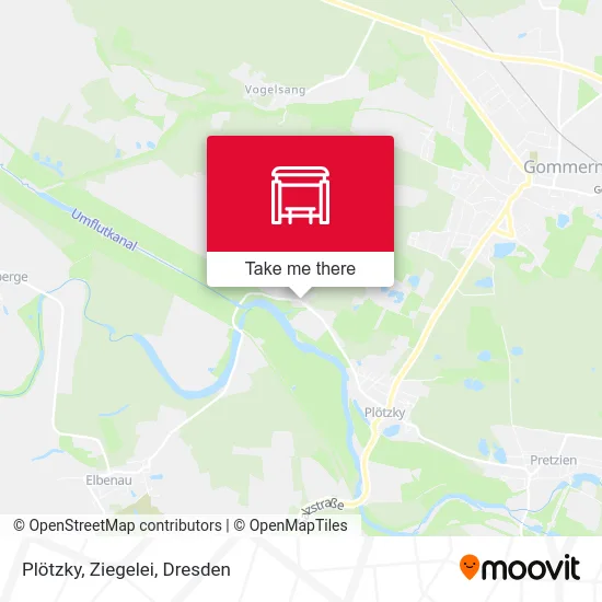 Карта Plötzky, Ziegelei