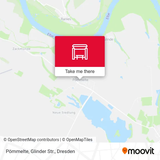 Карта Pömmelte, Glinder Str.