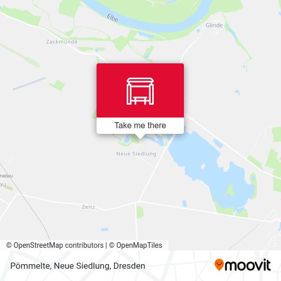 Карта Pömmelte, Neue Siedlung