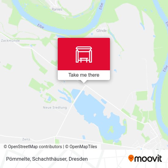 Карта Pömmelte, Schachthäuser