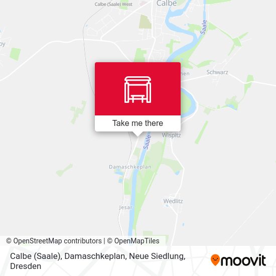 Карта Calbe (Saale), Damaschkeplan, Neue Siedlung