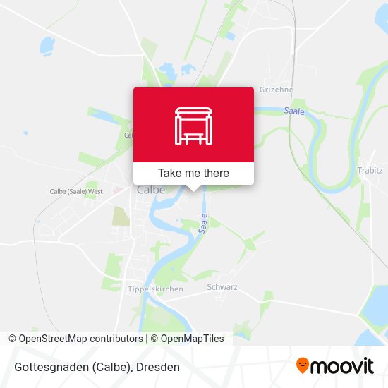 Карта Gottesgnaden (Calbe)