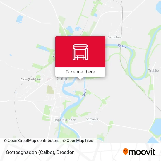 Карта Gottesgnaden (Calbe)