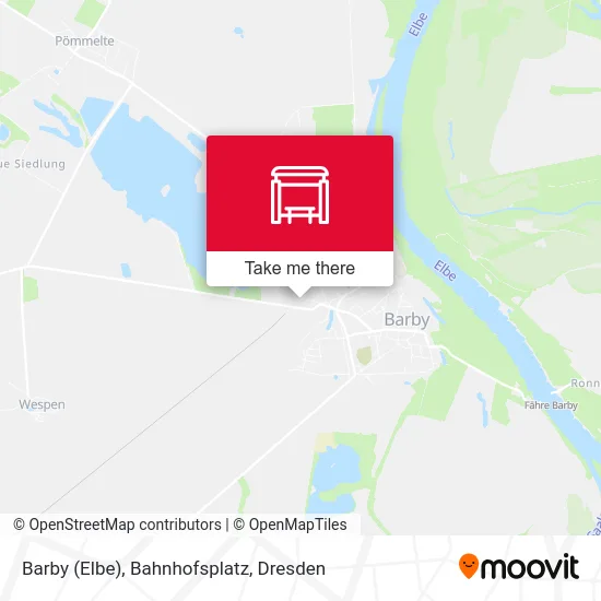 Карта Barby (Elbe), Bahnhofsplatz
