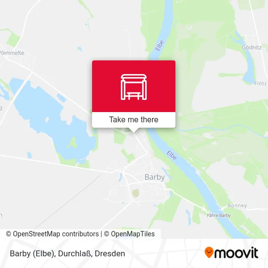 Карта Barby (Elbe), Durchlaß