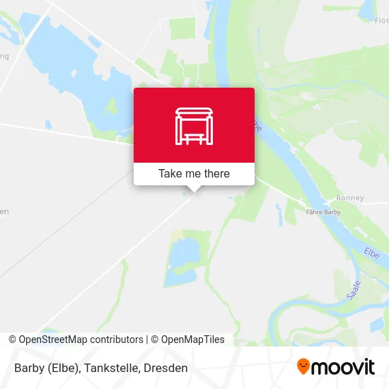 Карта Barby (Elbe), Tankstelle