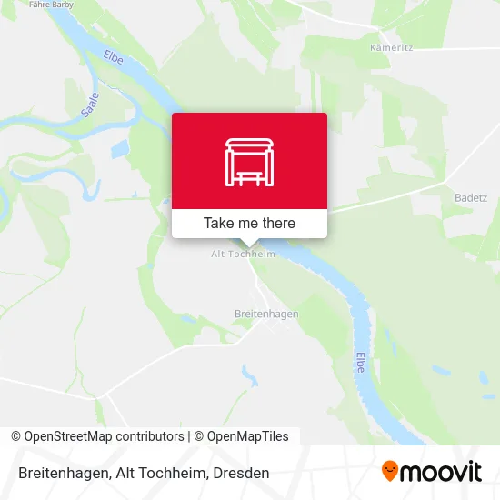 Карта Breitenhagen, Alt Tochheim