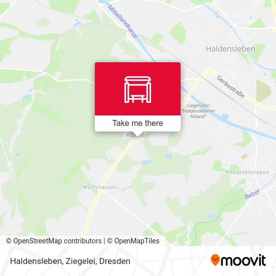 Карта Haldensleben, Ziegelei