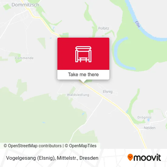 Карта Vogelgesang (Elsnig), Mittelstr.