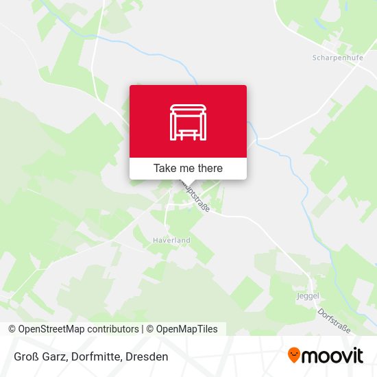Карта Groß Garz, Dorfmitte