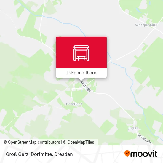 Карта Groß Garz, Dorfmitte