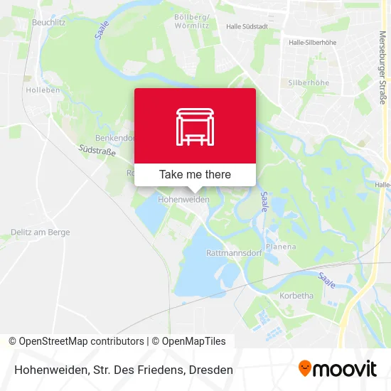 Карта Hohenweiden, Str. Des Friedens