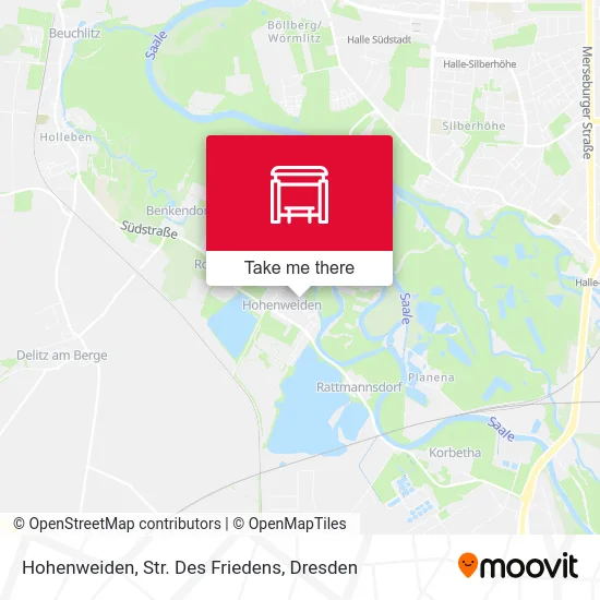 Карта Hohenweiden, Str. Des Friedens