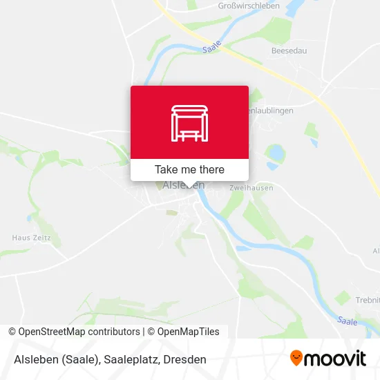 Карта Alsleben (Saale), Saaleplatz