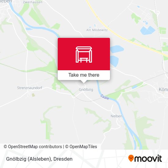 Карта Gnölbzig (Alsleben)