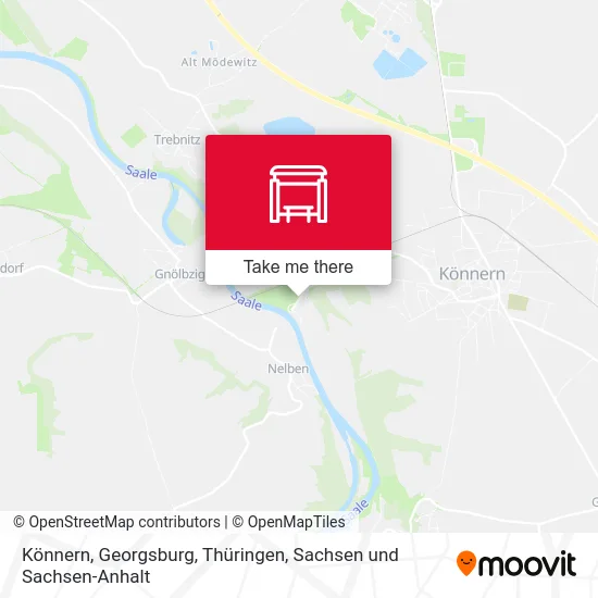 Карта Könnern, Georgsburg