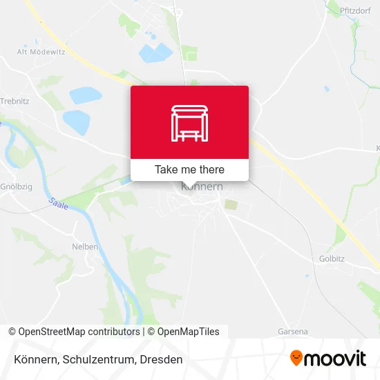 Карта Könnern, Schulzentrum