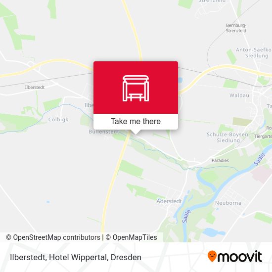 Карта Ilberstedt, Hotel Wippertal