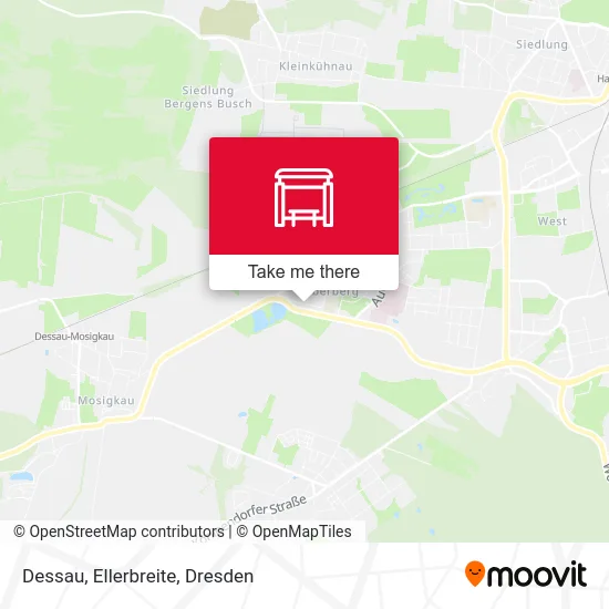 Карта Dessau, Ellerbreite