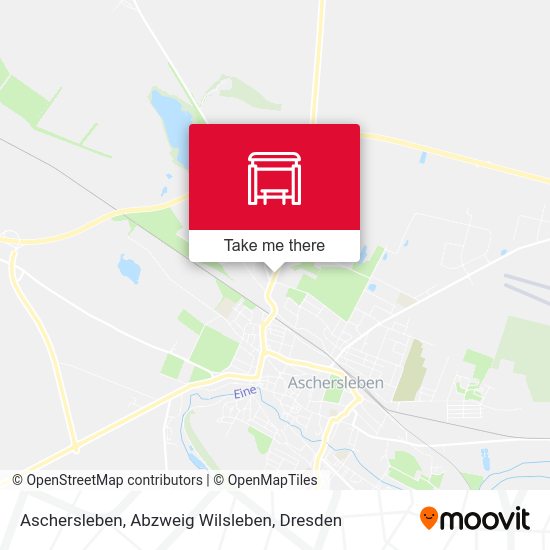 Карта Aschersleben, Abzweig Wilsleben