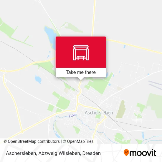 Карта Aschersleben, Abzweig Wilsleben