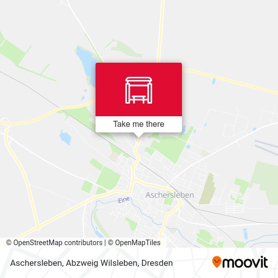 Карта Aschersleben, Abzweig Wilsleben