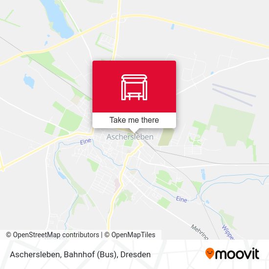 Карта Aschersleben, Bahnhof (Bus)