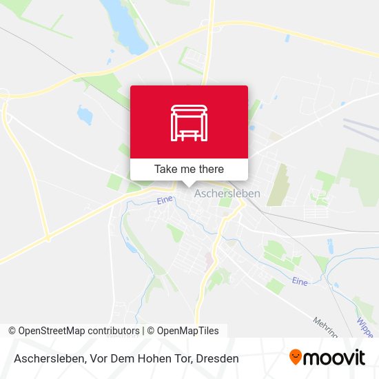 Карта Aschersleben, Vor Dem Hohen Tor