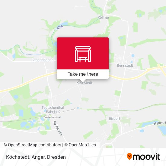 Карта Köchstedt, Anger