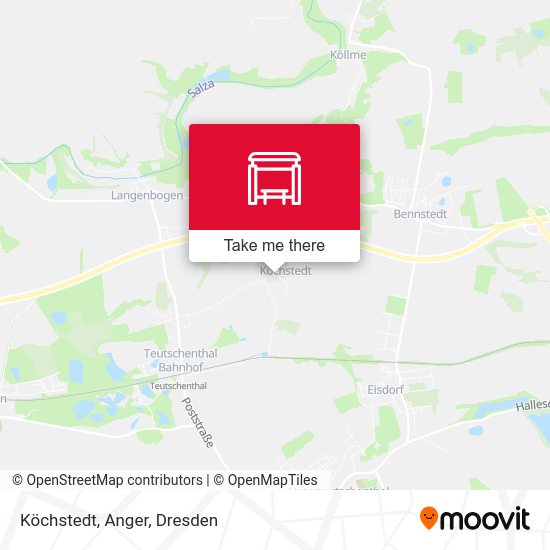 Карта Köchstedt, Anger