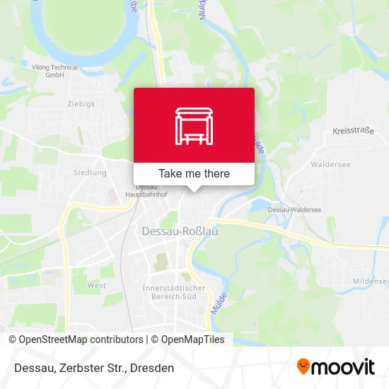 Карта Dessau, Zerbster Str.