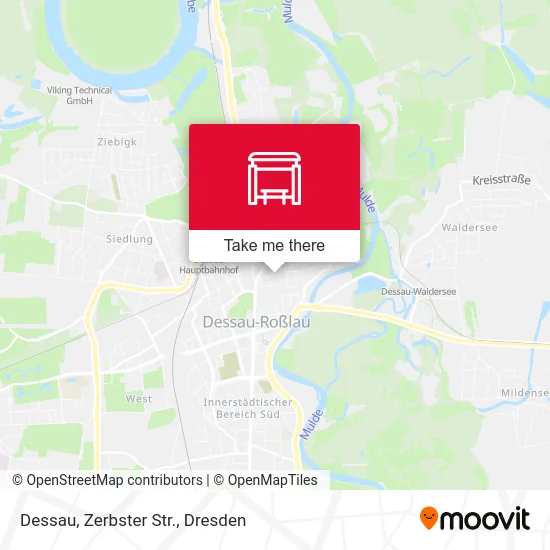 Карта Dessau, Zerbster Str.
