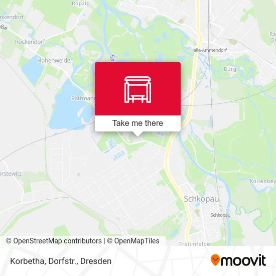 Карта Korbetha, Dorfstr.