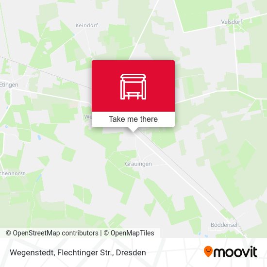 Карта Wegenstedt, Flechtinger Str.